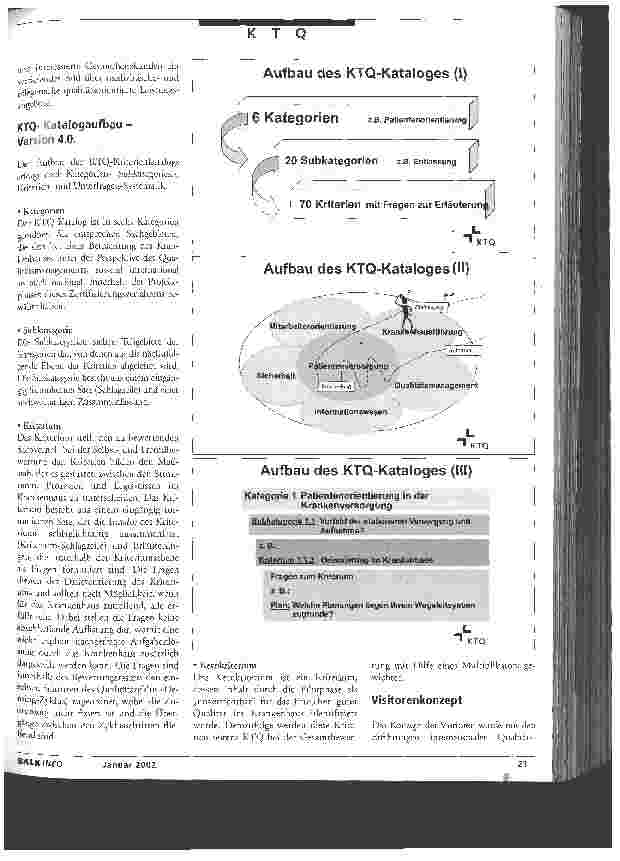 Vorschauseite 4: KTQ steht dem Krankenhausmarkt zur Verfügung Kooperation für Transparenz und Qualität