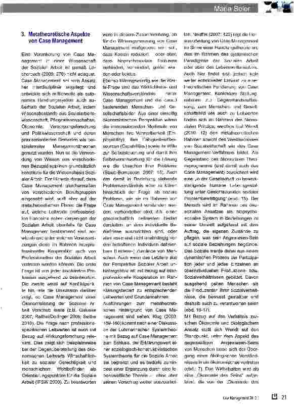 Vorschauseite 3: Case Management - ein professionelles Handlungskonzept der Sozialen Arbeit?