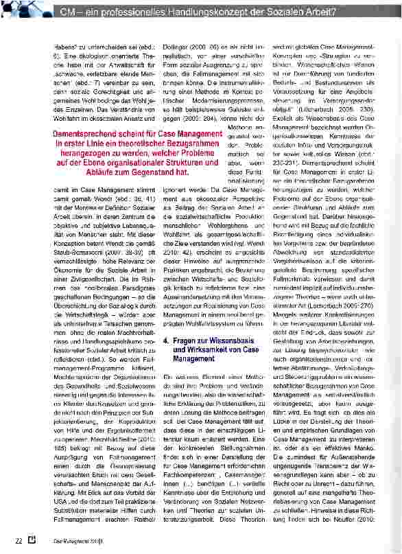 Vorschauseite 4: Case Management - ein professionelles Handlungskonzept der Sozialen Arbeit?