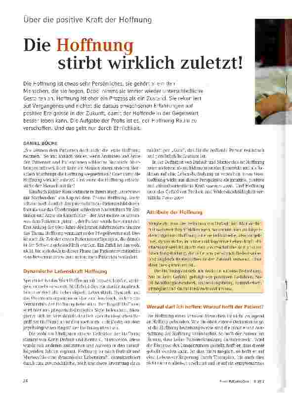 Vorschauseite 1: Die Hoffnung stirbt wirklich zuletzt!