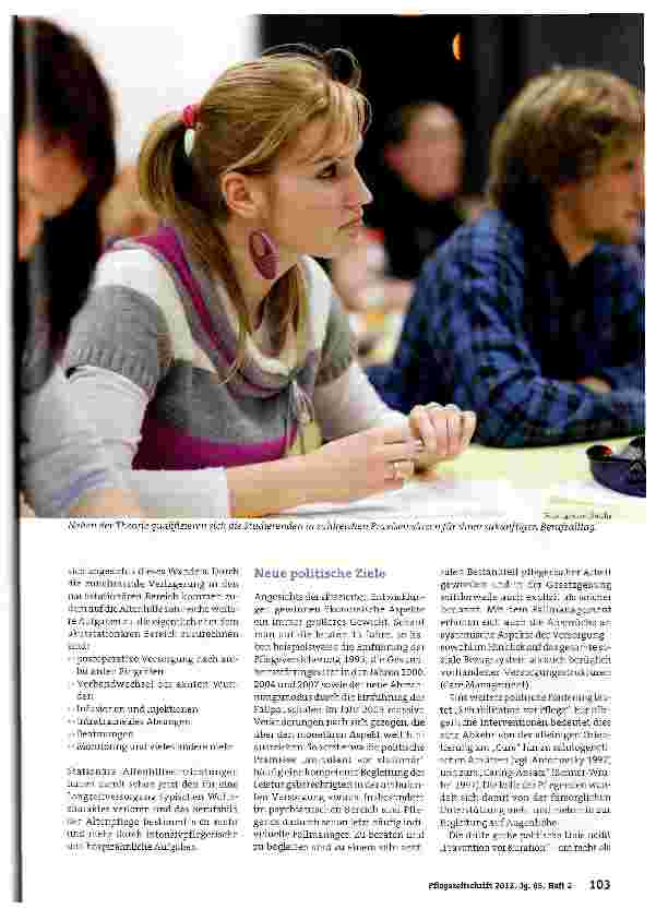 Vorschauseite 2: Für die Pflegepraxis studieren