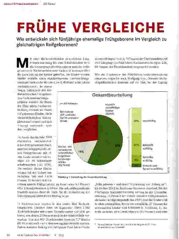 Vorschauseite 1: FRÜHE VERGLEICHE