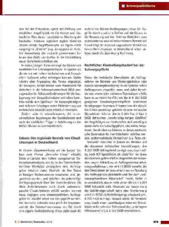 Vorschauseite 4: Datenverarbeitung und Datenschutz im Gesundheitswesen - technische Möglichkeiten und rechtliche Grundlagen
