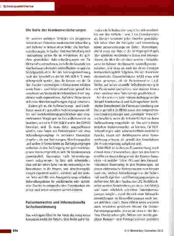 Vorschauseite 5: Datenverarbeitung und Datenschutz im Gesundheitswesen - technische Möglichkeiten und rechtliche Grundlagen