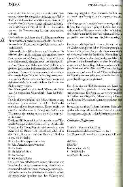Vorschauseite 4: Spielraum für Veränderung Über den Einsatz von Unternehmenstheater als Instrument der Organisationsentwicklung