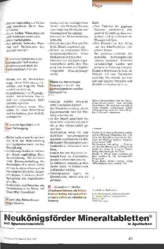 Vorschauseite 6: Pflegehandlungen bei Diabetes mellitus