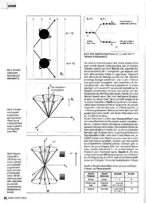 Vorschauseite 3: Die Magnetresonanztomographie - ein kleiner Überblick
