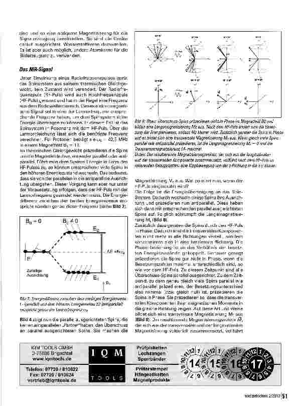 Vorschauseite 4: Die Magnetresonanztomographie - ein kleiner Überblick