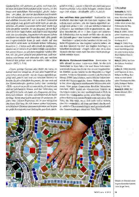 Vorschauseite 2: Fragmentarisches Leben und Pflege