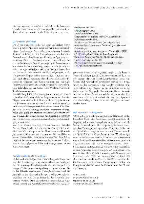 Vorschauseite 2: Miteinander statt Nebeneinander