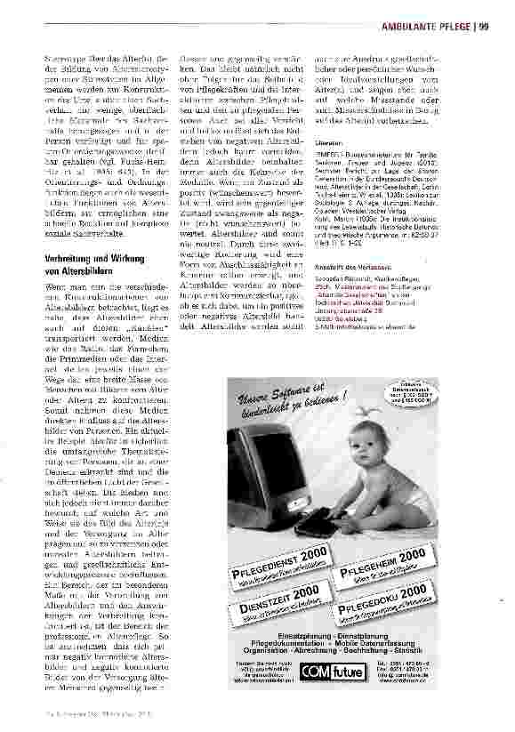 Vorschauseite 3: GerontologieWie entsteht das Bild vom Alter(n)?