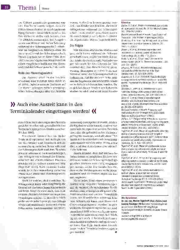 Vorschauseite 3: Stress im Mutterleib: Wie wirkt er sich aus?
