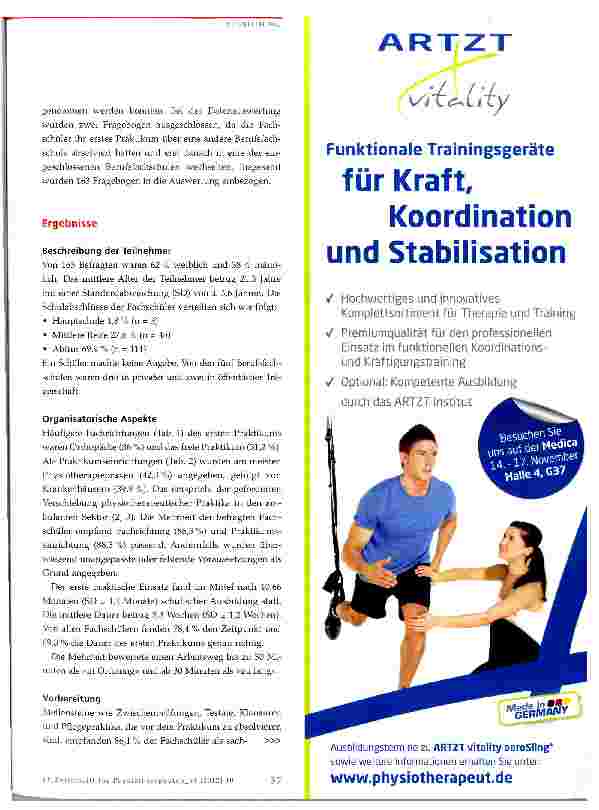 Vorschauseite 2: Praktische Ausbildung