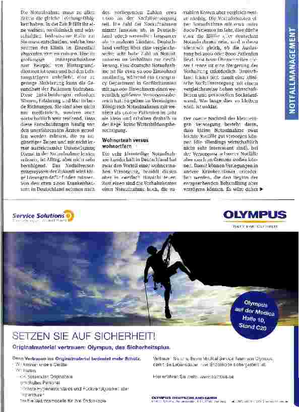 Vorschauseite 4: Die Zukunft der Notfallversorgung
