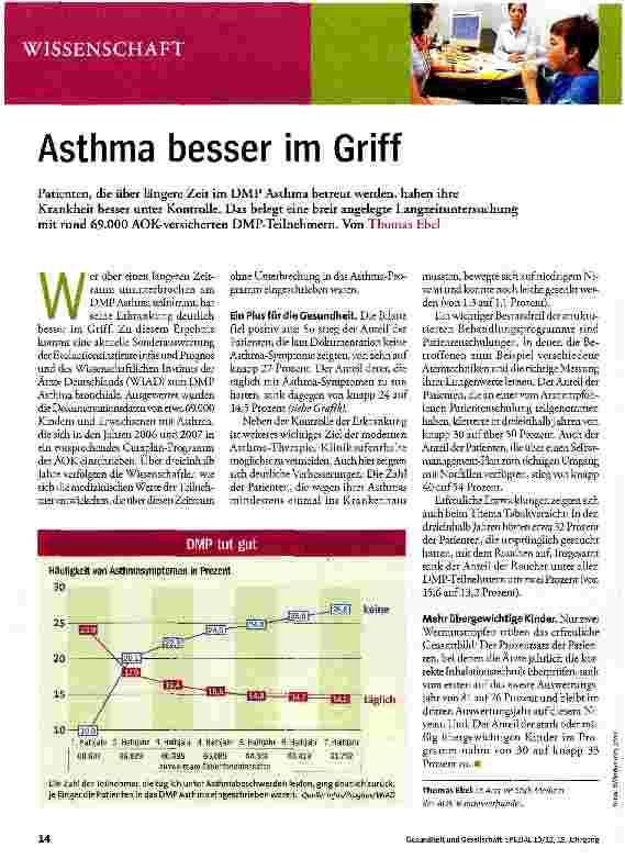 Vorschauseite 1: Asthma besser im Griff