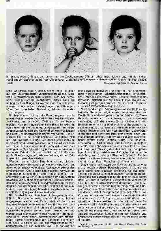 Vorschauseite 4: Die Vererbung von Lutschgewohnheiten