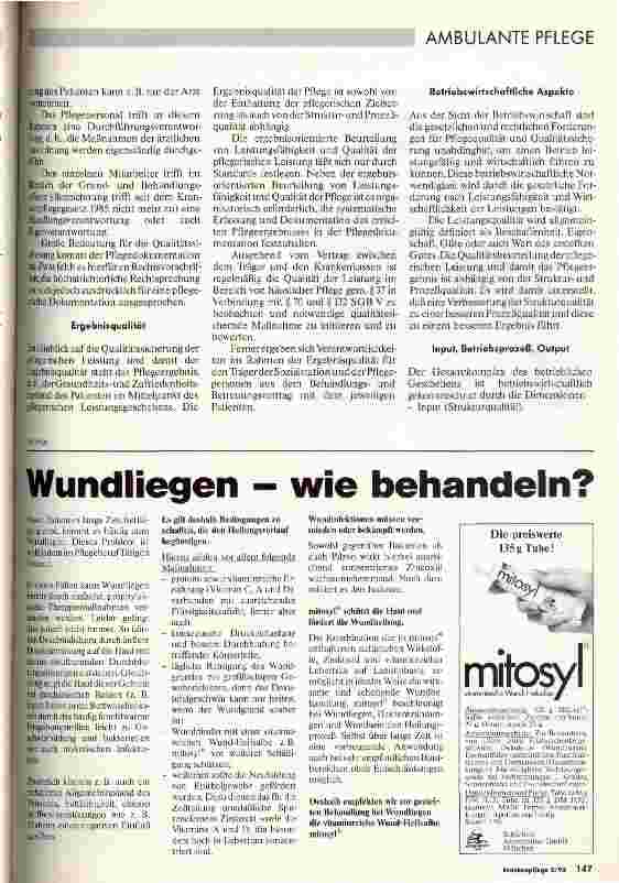 Vorschauseite 4: Qualitätssicherung in der ambulanten Pflege Rechtliche und betriebswirtschaftliche Aspekte