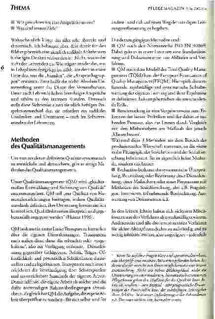 Vorschauseite 5: Qualität mit Brief und Siegel? Qualitätsentwicklung in bewegten Zeiten