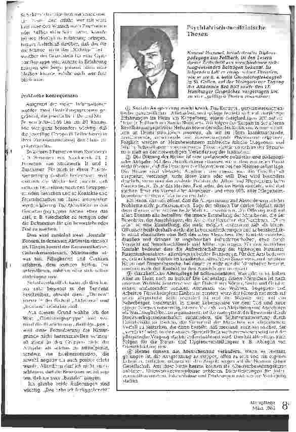 Vorschauseite 2: Beschäftigungstherapie im Altenheim
