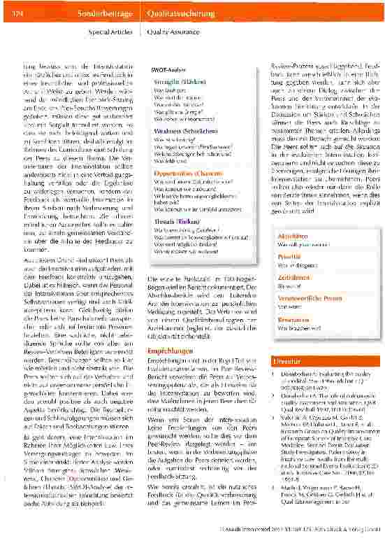 Vorschauseite 6: Das Peer-Review-Verfahren in der Intensivmedizin