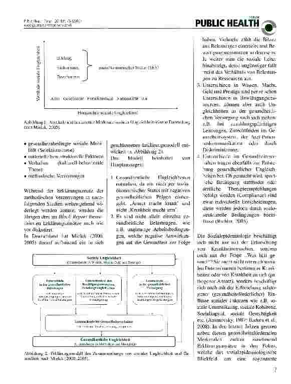 Vorschauseite 2: Sozialepidemiologie