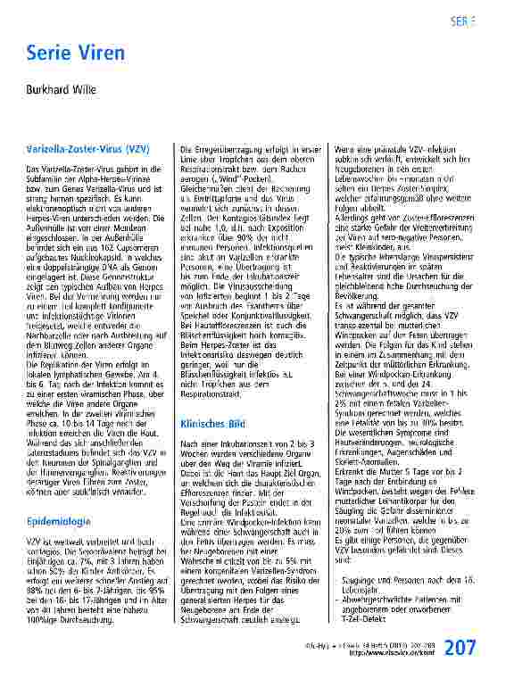 Vorschauseite 1: Serie Viren