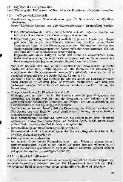 Vorschauseite 4: Aufgaben der Pflegedienstleiterin - eine Analyse (I. Teil)