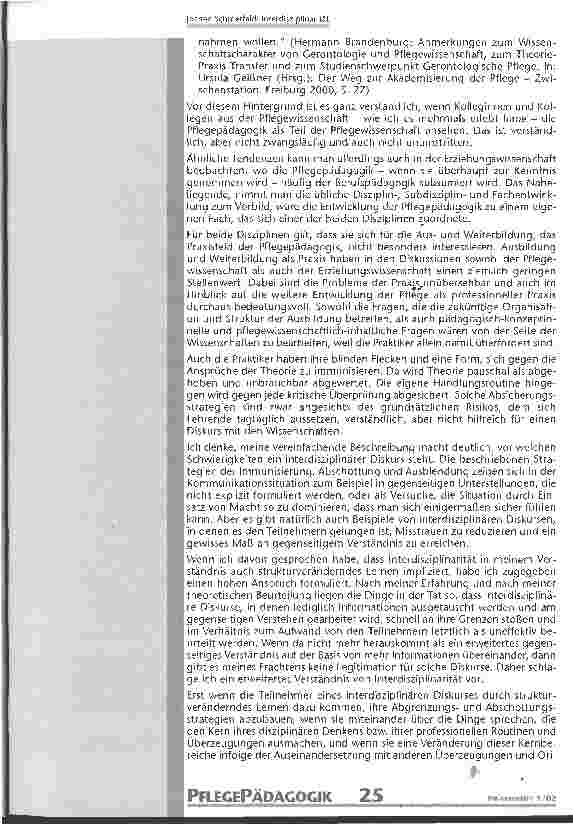 Vorschauseite 6: Interdisziplinarität