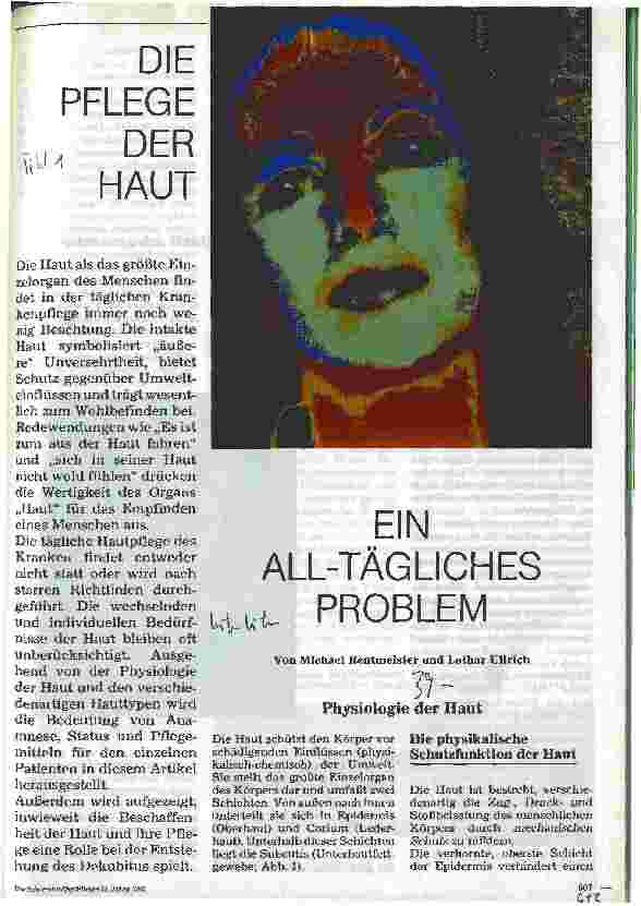Vorschauseite 1: Ein All-Tägliches Problem Die Pflege der Haut