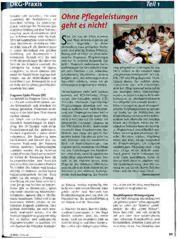 Vorschauseite 2: Vom Pflegesatz zur Fallpauschale