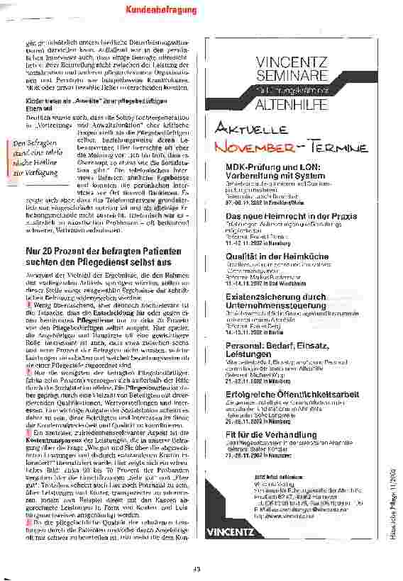 Vorschauseite 4: Wissen, was der Kunde will