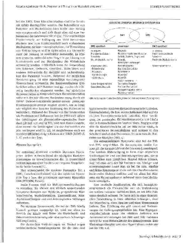 Vorschauseite 5: Aktuelle Aspekte zur Klinik, Diagnose und Therapie von Muskelerkrankungen