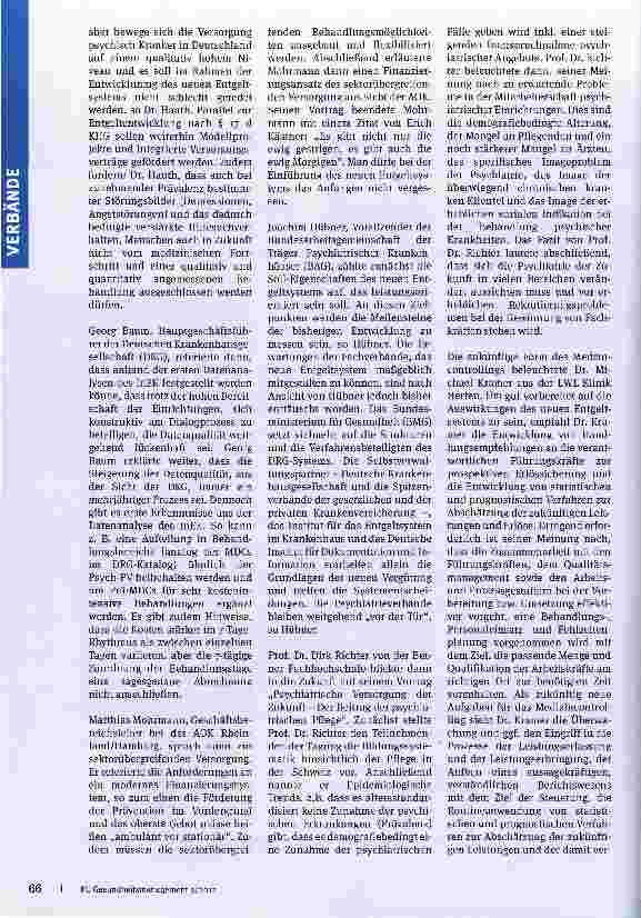 Vorschauseite 2: Neues Entgeltsystem in der Psychiatrie