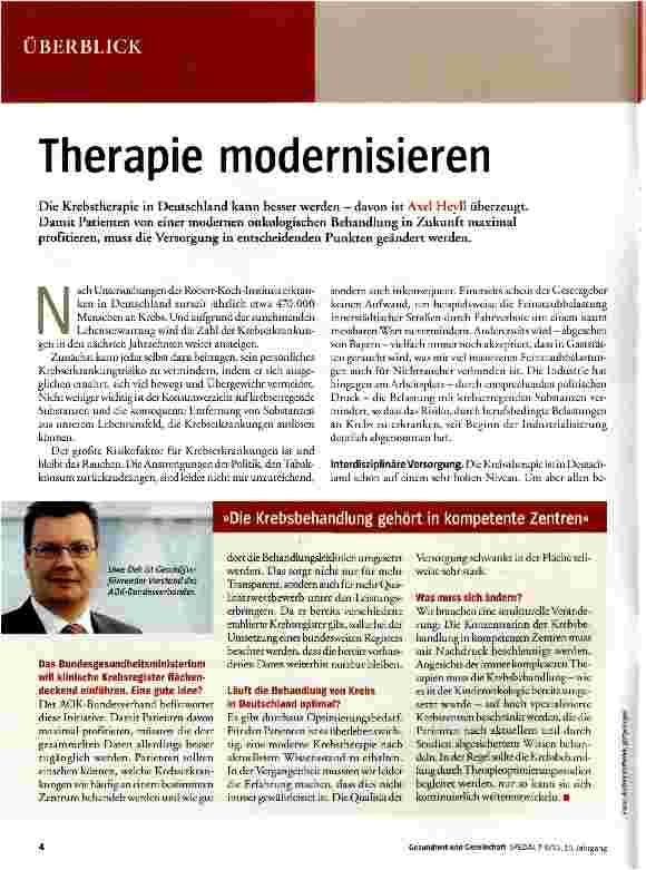 Vorschauseite 1: Therapie modernisieren