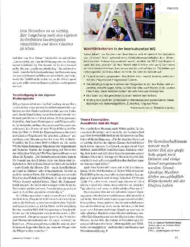 Vorschauseite 2: Sich wohlfühlen in der WG für Menschen mit Migrationshintergrund