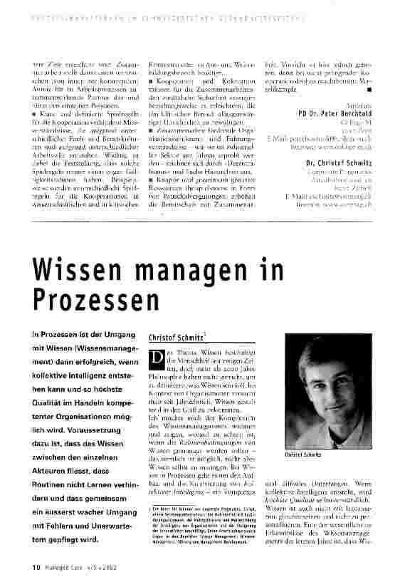Vorschauseite 3: Kooperieren in Patientenprozessen