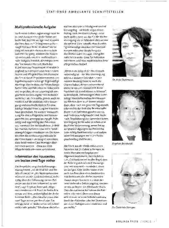 Vorschauseite 4: Wie Entlassungsmanagement hilft, Versorgungslücken zu schließen