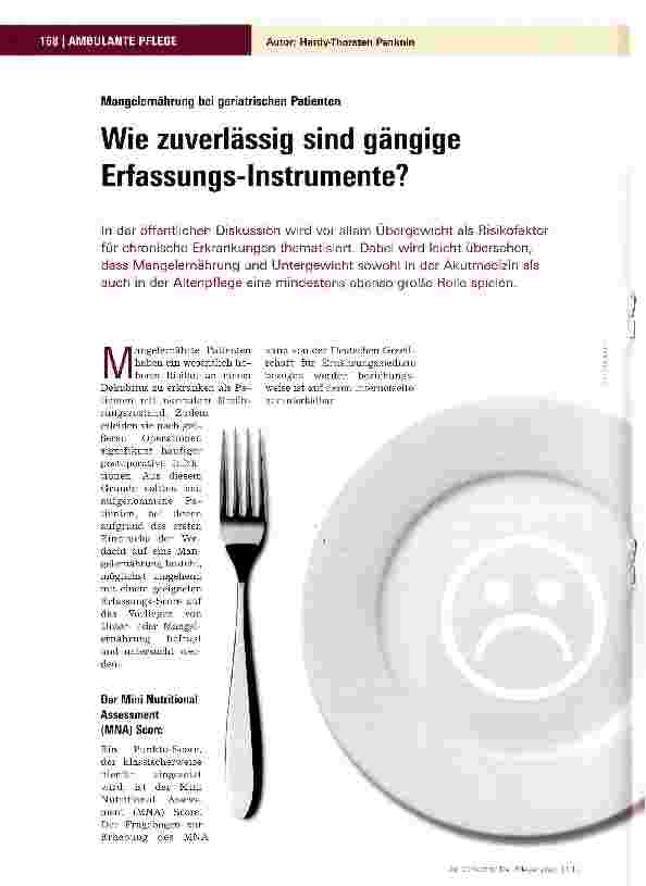 Vorschauseite 1: Wie zuverlässig sind gängige Erfassungs-Instrumente?