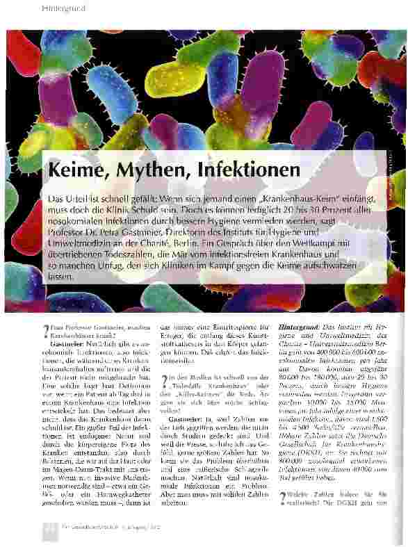 Vorschauseite 1: Keime, Mythen, Infektionen
