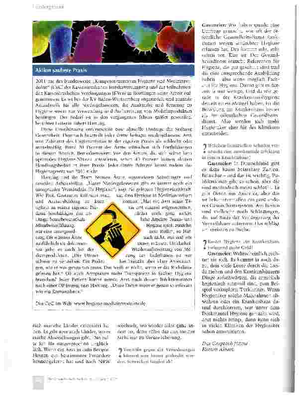 Vorschauseite 5: Keime, Mythen, Infektionen