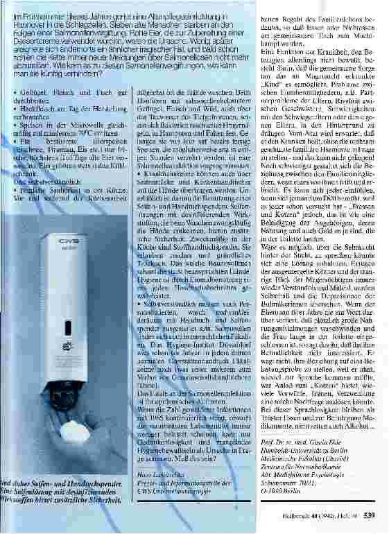 Vorschauseite 4: Süchtige Eßstörungen - 2. Teil Wie wird Fasten zur Sucht, Essen zur Droge?