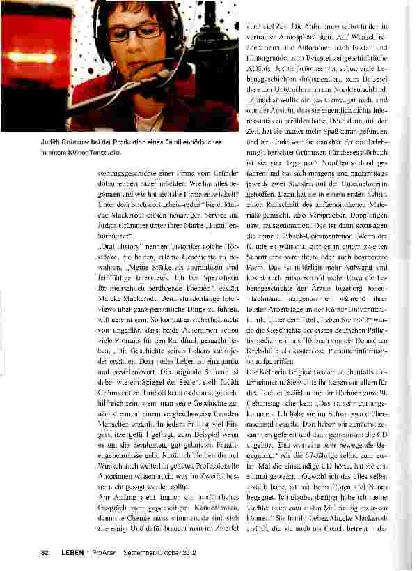 Vorschauseite 2: FamilienhörbücherVertraute Stimmen und persönliches Erleben bewahren