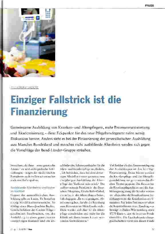 Vorschauseite 2: Einziger Fallstrick ist die Finanzierung