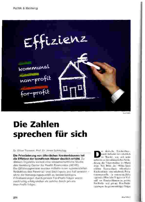Vorschauseite 1: Die Zahlen sprechen für sich