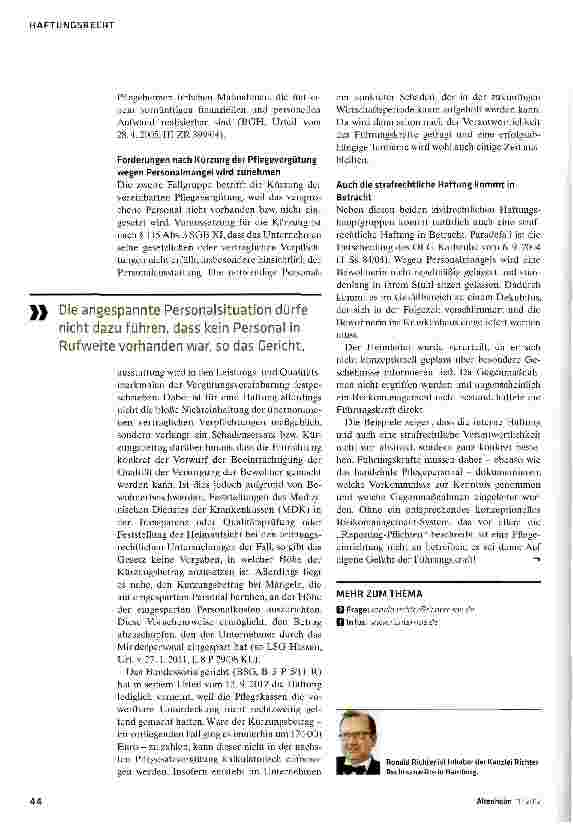 Vorschauseite 3: Wann haftet der Unternehmer?