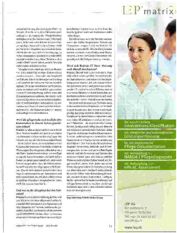 Vorschauseite 2: Bedside-IT: Alles auf einem Schirm