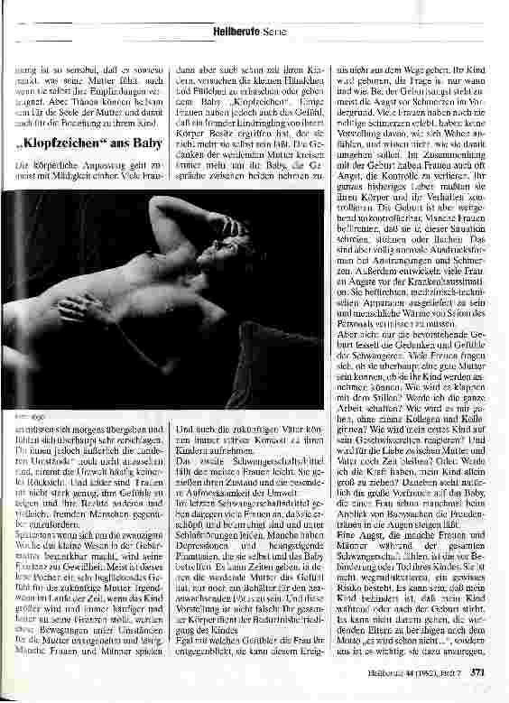 Vorschauseite 2: Schwangerschaft - Zeit des Wartens und des Wachsens 2. Teil