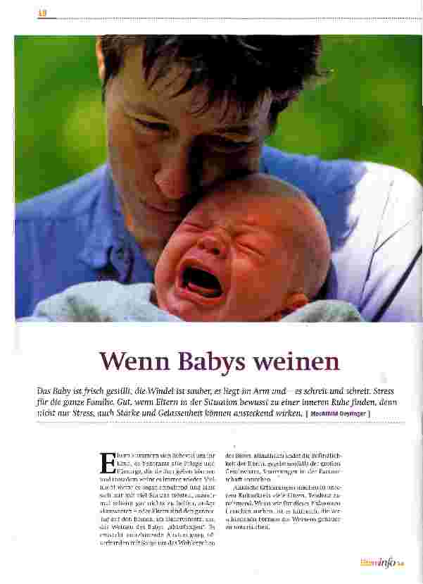 Vorschauseite 1: Wenn Babys weinen