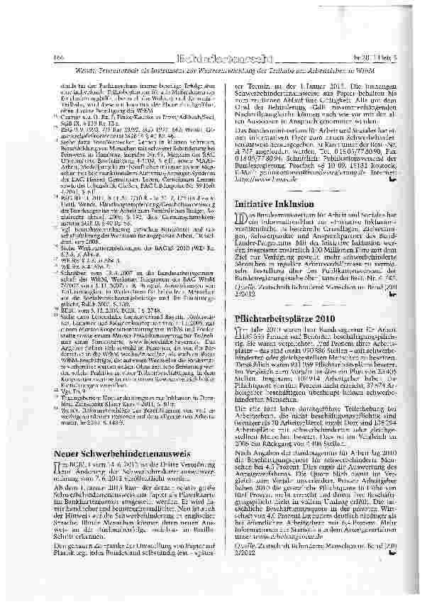 Vorschauseite 5: Teilzeitarbeit als Instrument zur Weiterentwicklung der Teilhabe am Arbeitsleben in Werkstätten für behinderte Menschen