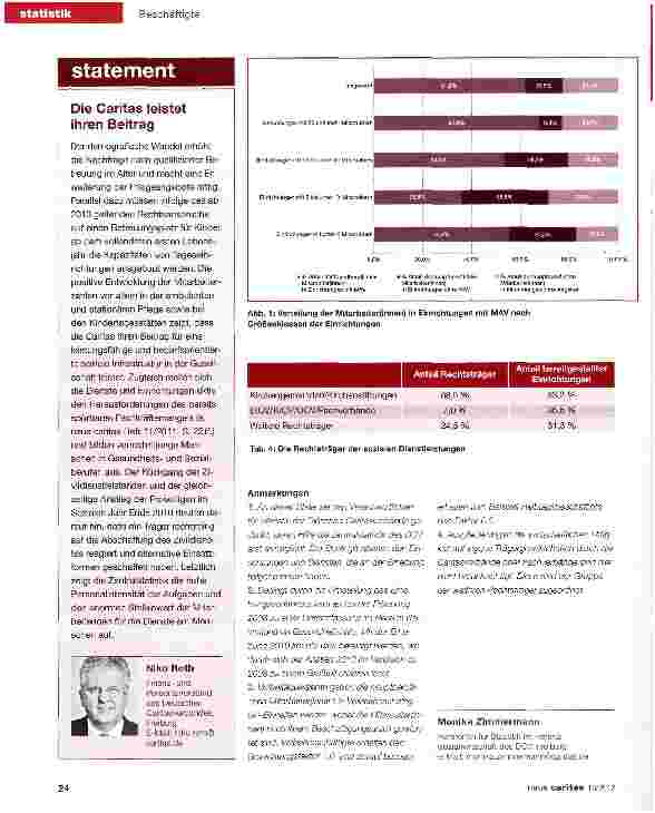 Vorschauseite 4: Bei Mitarbeitervertretungen liegt die Behindertenhilfe vorn